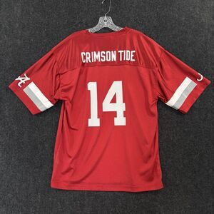 Alabama Crimson Tide Football Jersey Men's Large Red Mesh Bama Pro Edge #14